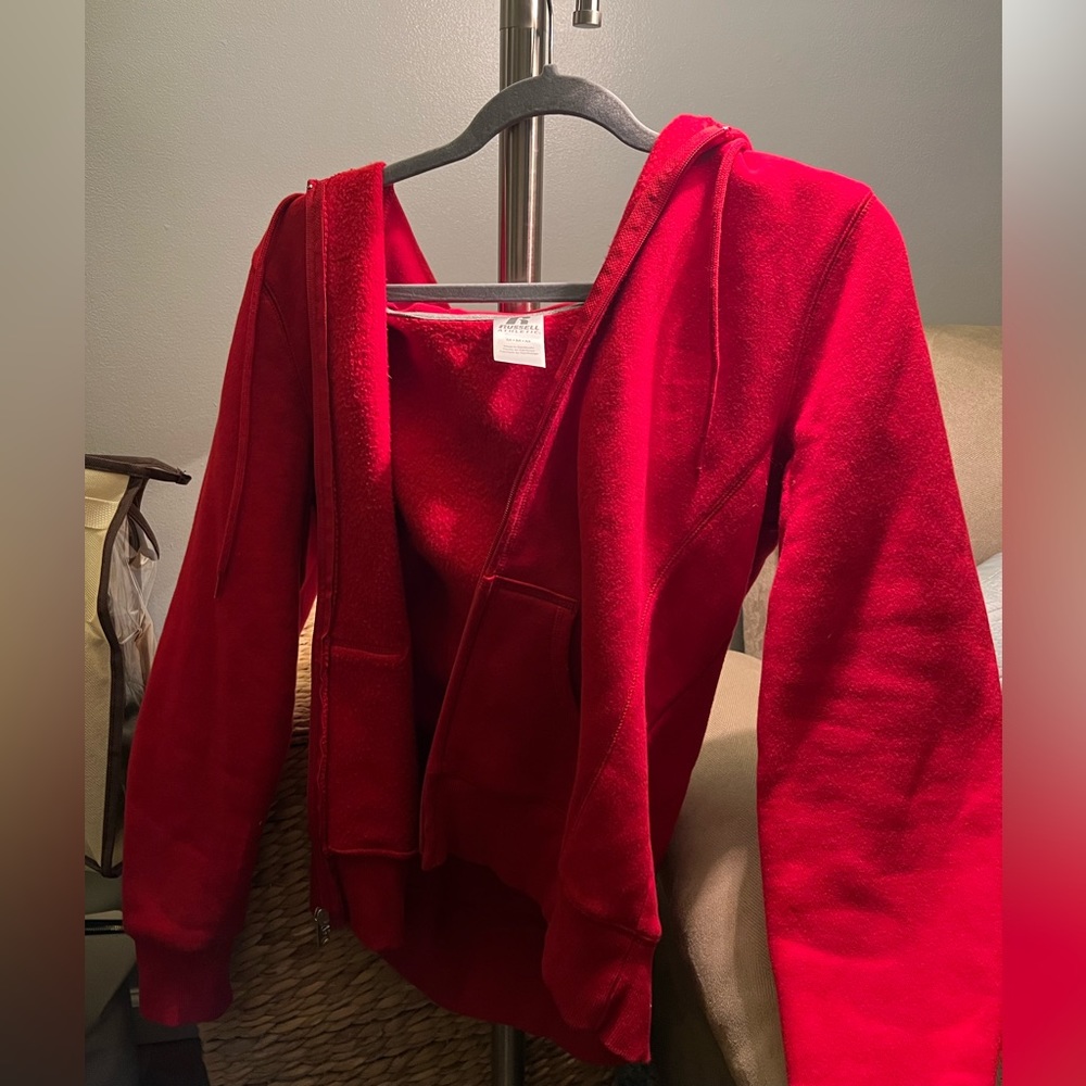 Red Zip Up